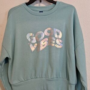 Ladies Crop Sweatshirt